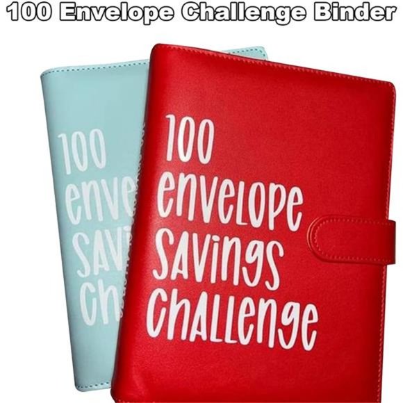 100 Envelope Challenge Binder Savings Book with Cash Envelopes - Picture 2 of 7